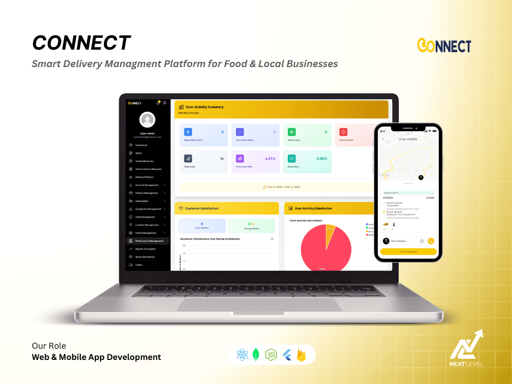 Connect — Multi-Role Delivery & Ordering Ecosystem app screenshot