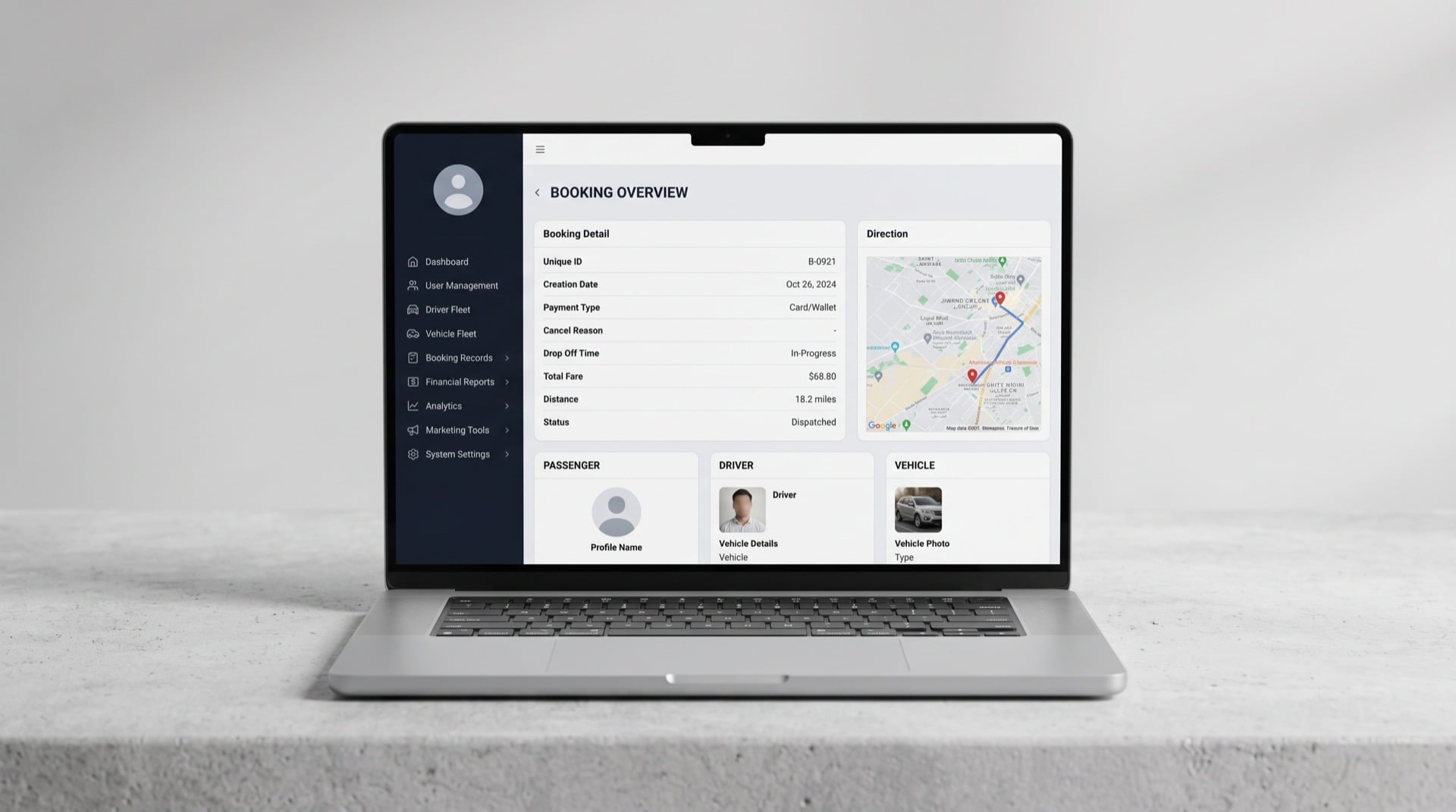 Admin Panel — Web