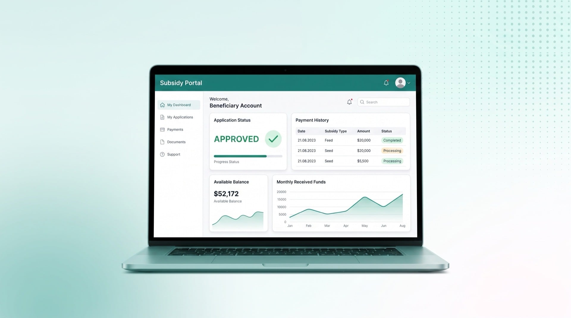 Beneficiary App & Web — Mobile + Web